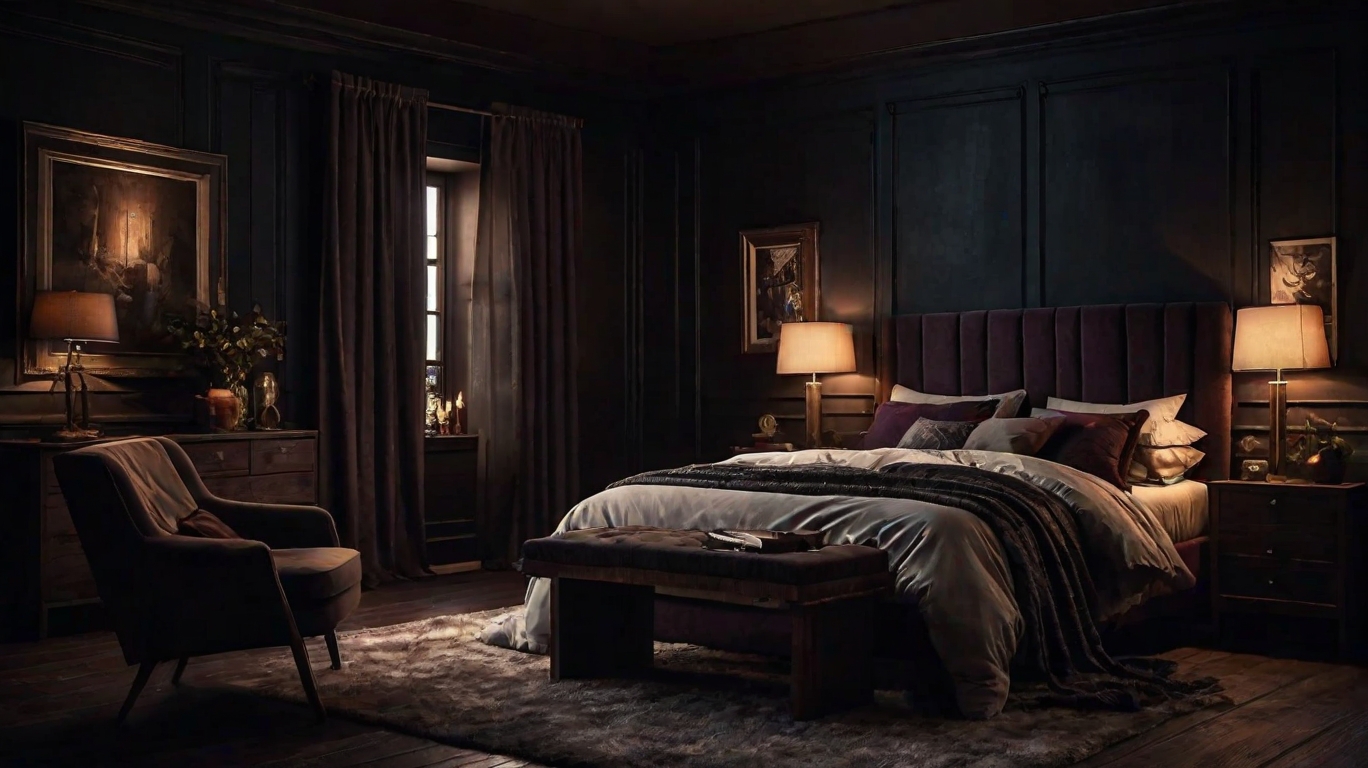 The Allure of Dark Bedrooms: A Sanctuary of Tranquility